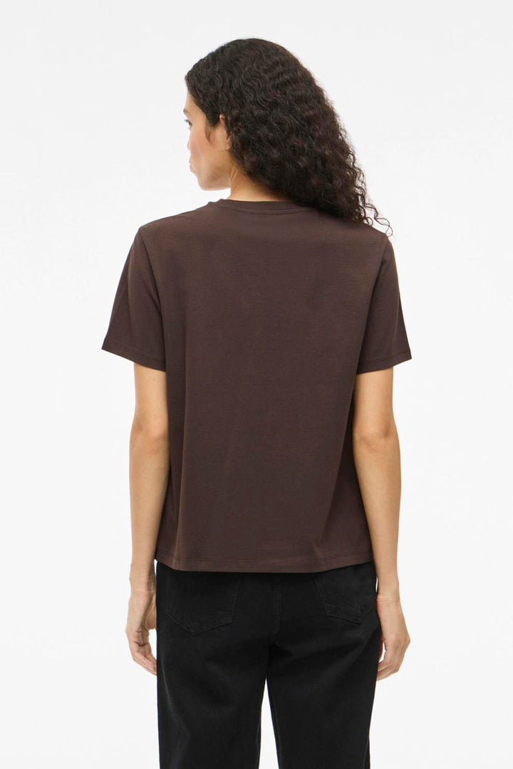 Vila - T-shirt - Coffee bean - Vinora
