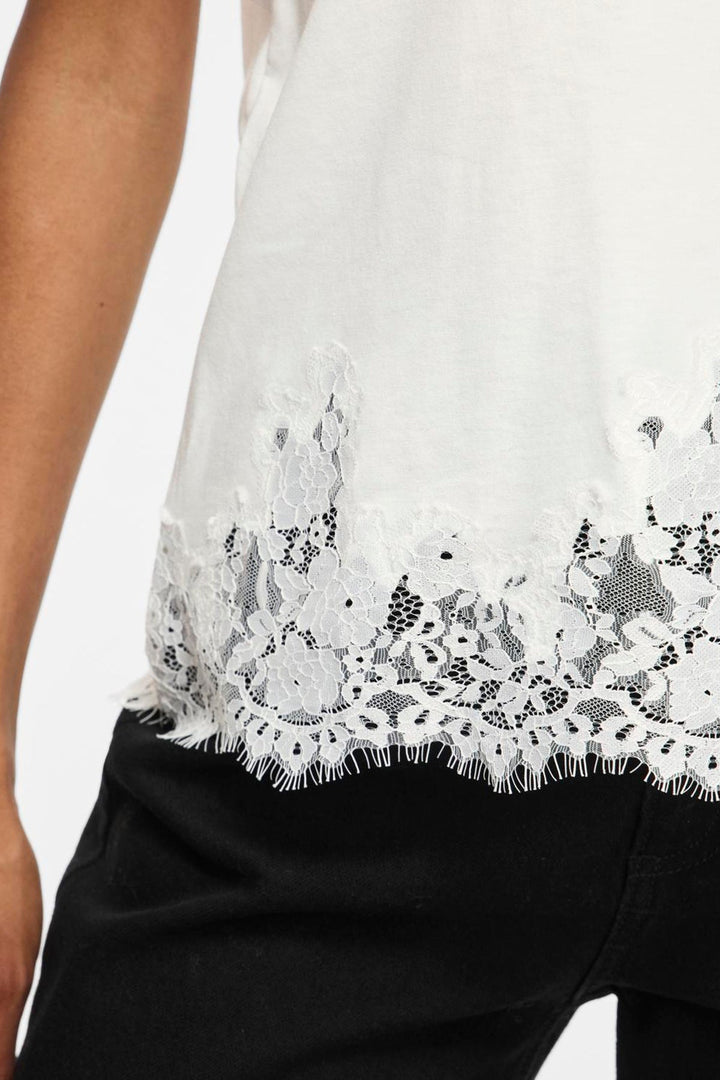 Vila - T-shirt - Snow White - Viopella