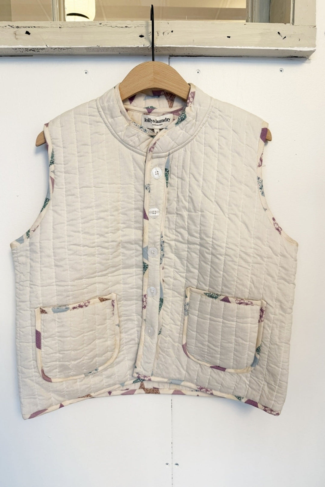 Lollys Laundry - Vest - Creme - CairoLL