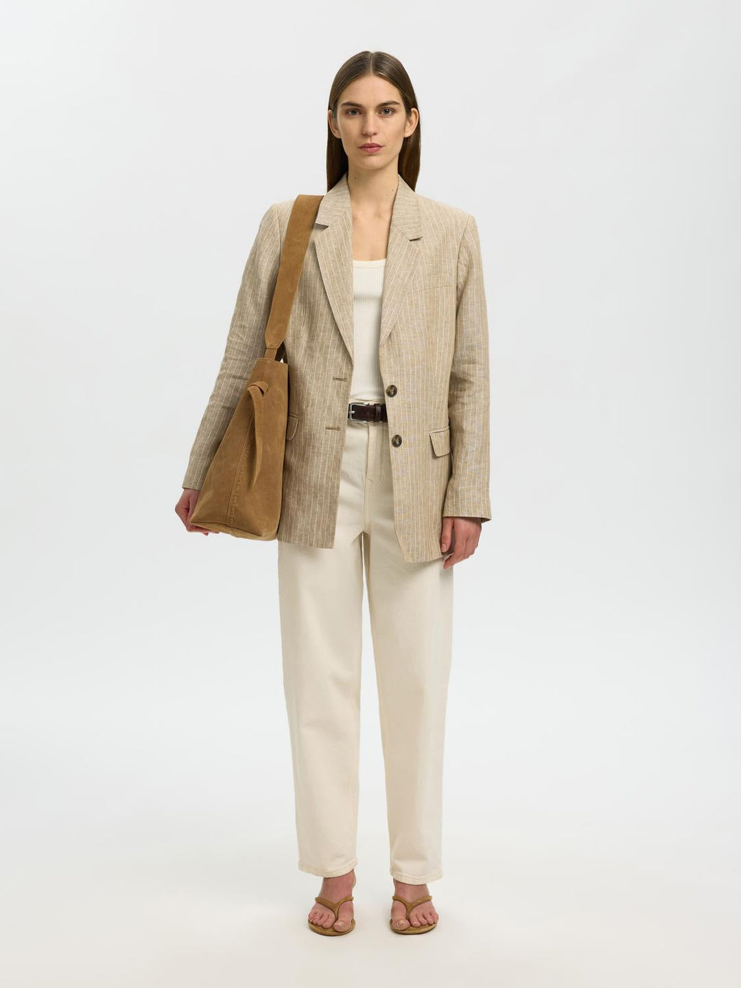 Selected Femme - Taske - Tan - Stella Large