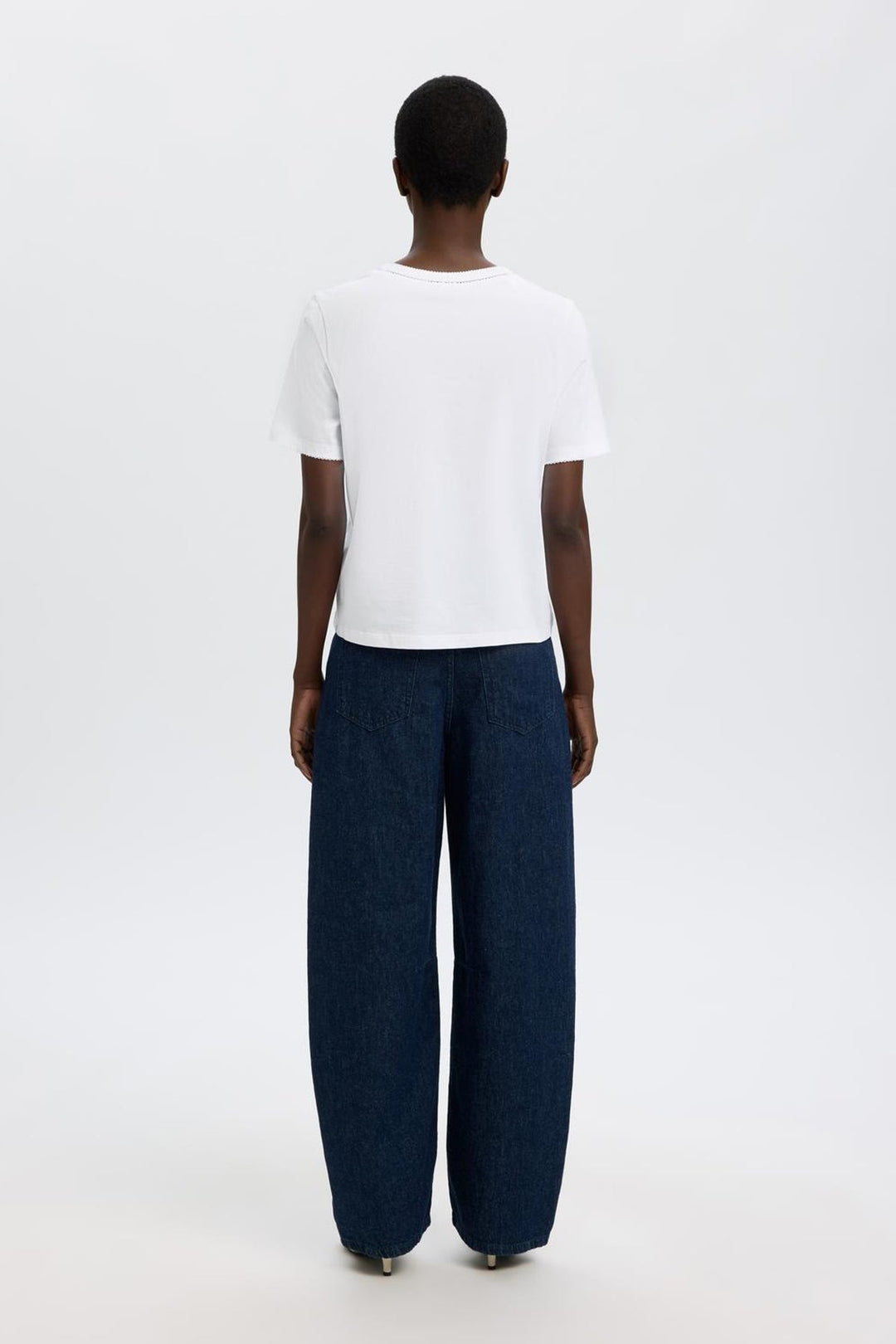 Selected Femme - T-shirt - Bright White - Assia