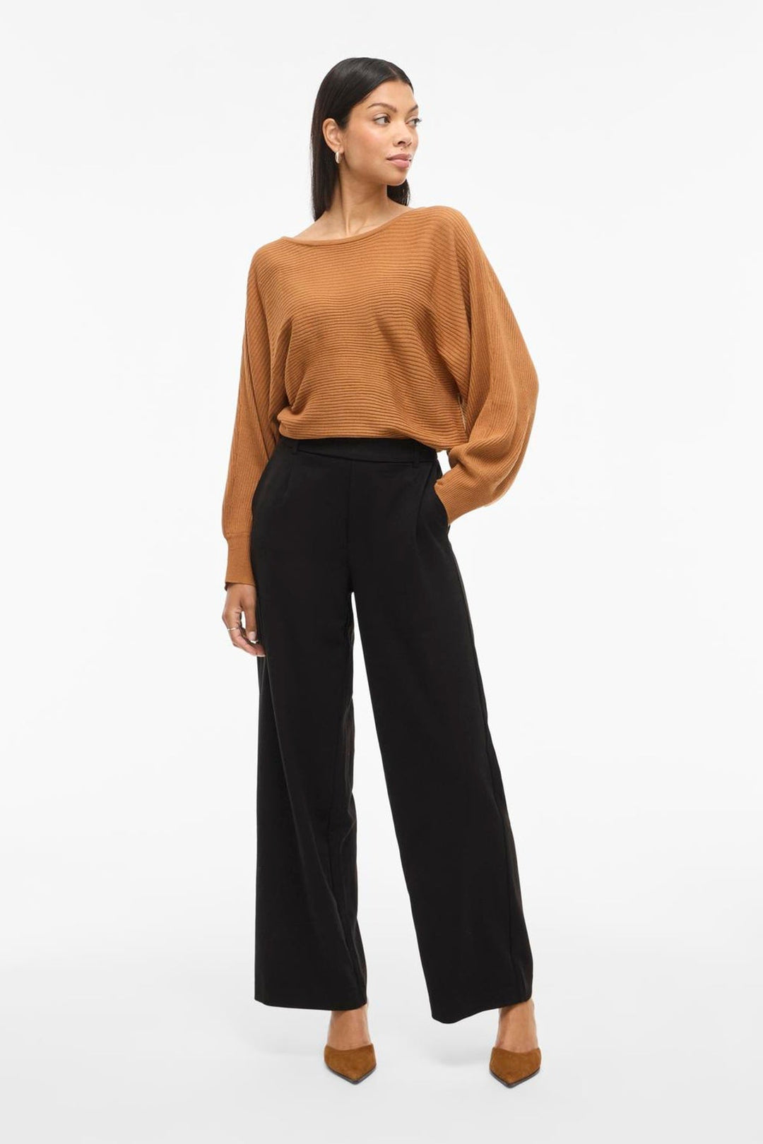 Vila - Bukser - Black - Vivarone Wide