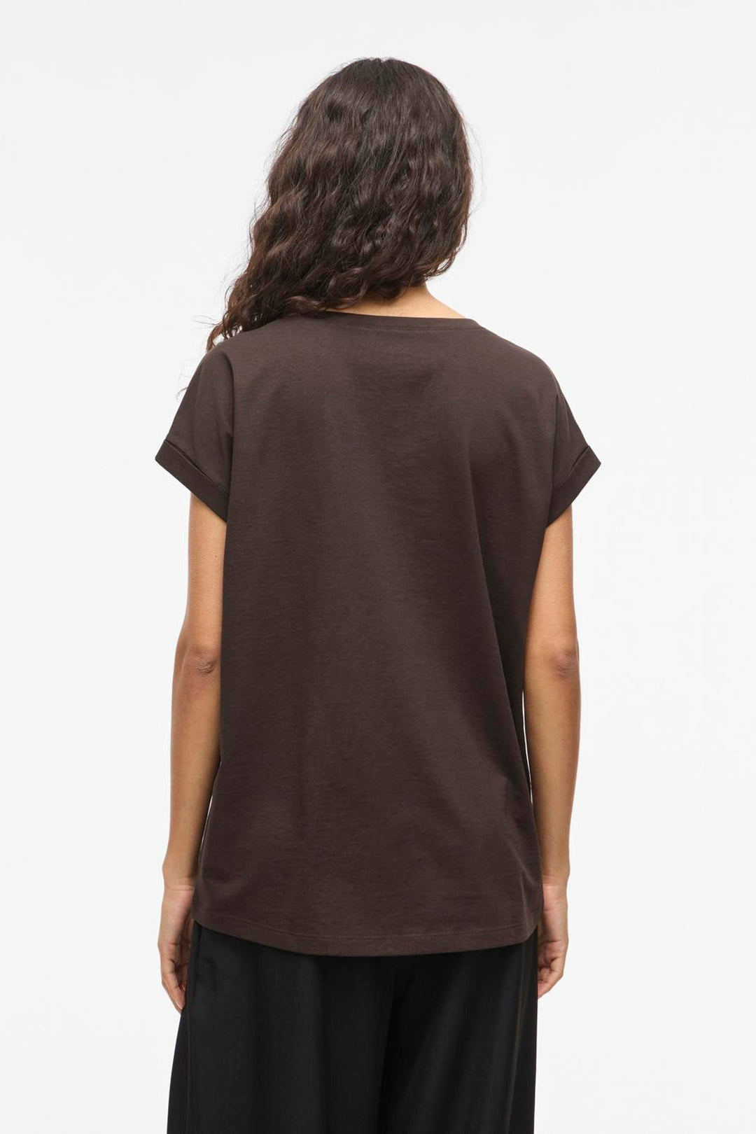 Vila - T-shirt - Coffee bean - Dreamers New Pure