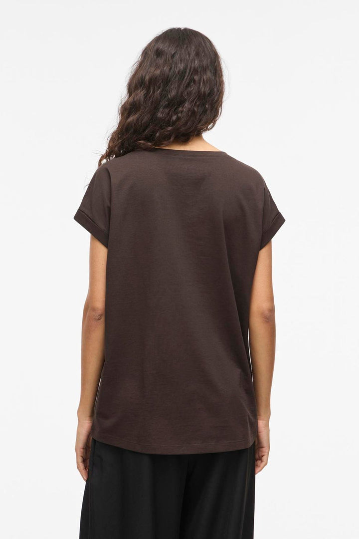 Vila - T-shirt - Coffee bean - Dreamers New Pure