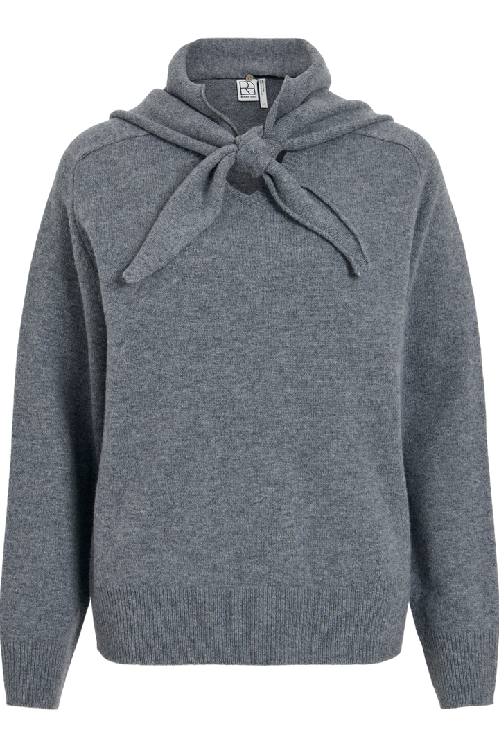 Rouge Edit - Striktrøje - Dark Grey Melange - Kate