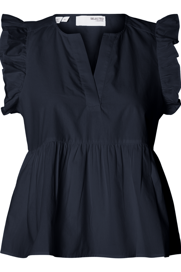 Selected Femme - Top - Dark Sapphire - Blair-ida