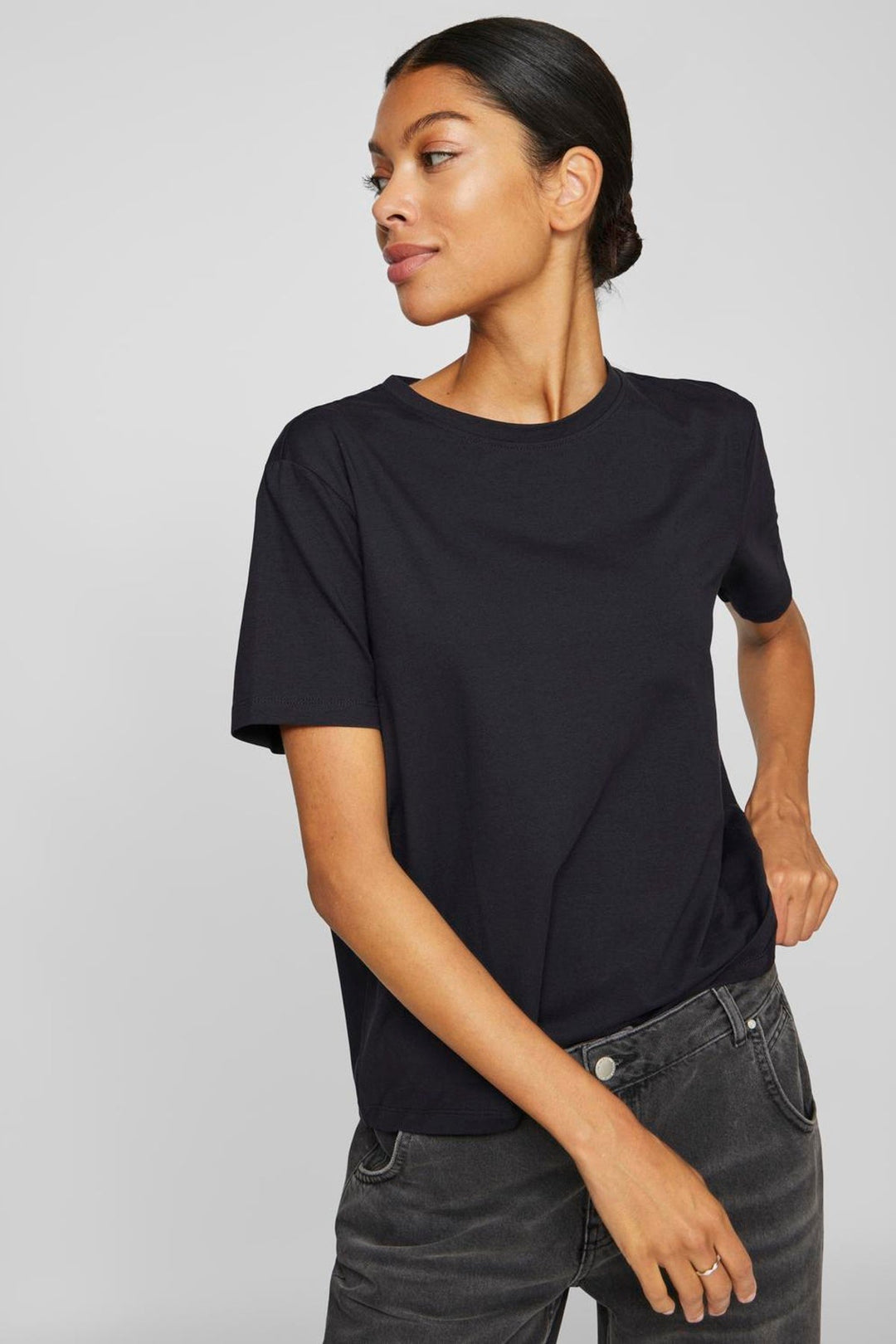 Vila - T-shirt - Black Beauty - Vinora