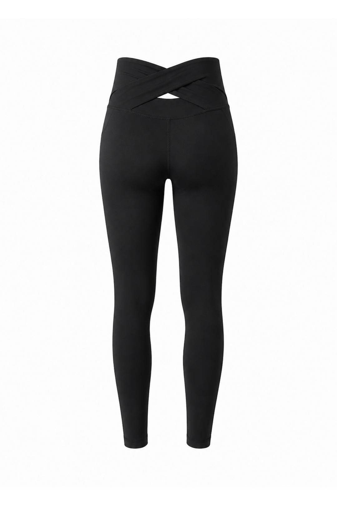Yoga leggings med krydsning - Fitness shape wear Thilde - Sassy Copenhagen