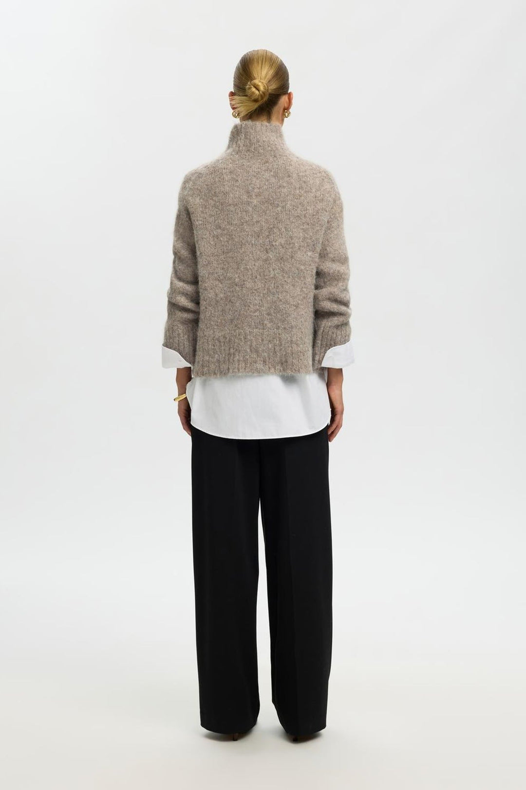 Selected Femme - Pullover - Steel Gray - Gabriella