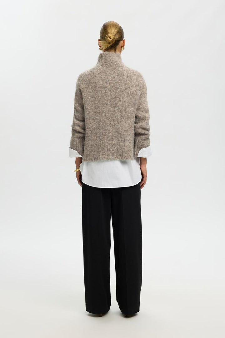 Selected Femme - Pullover - Steel Gray - Gabriella