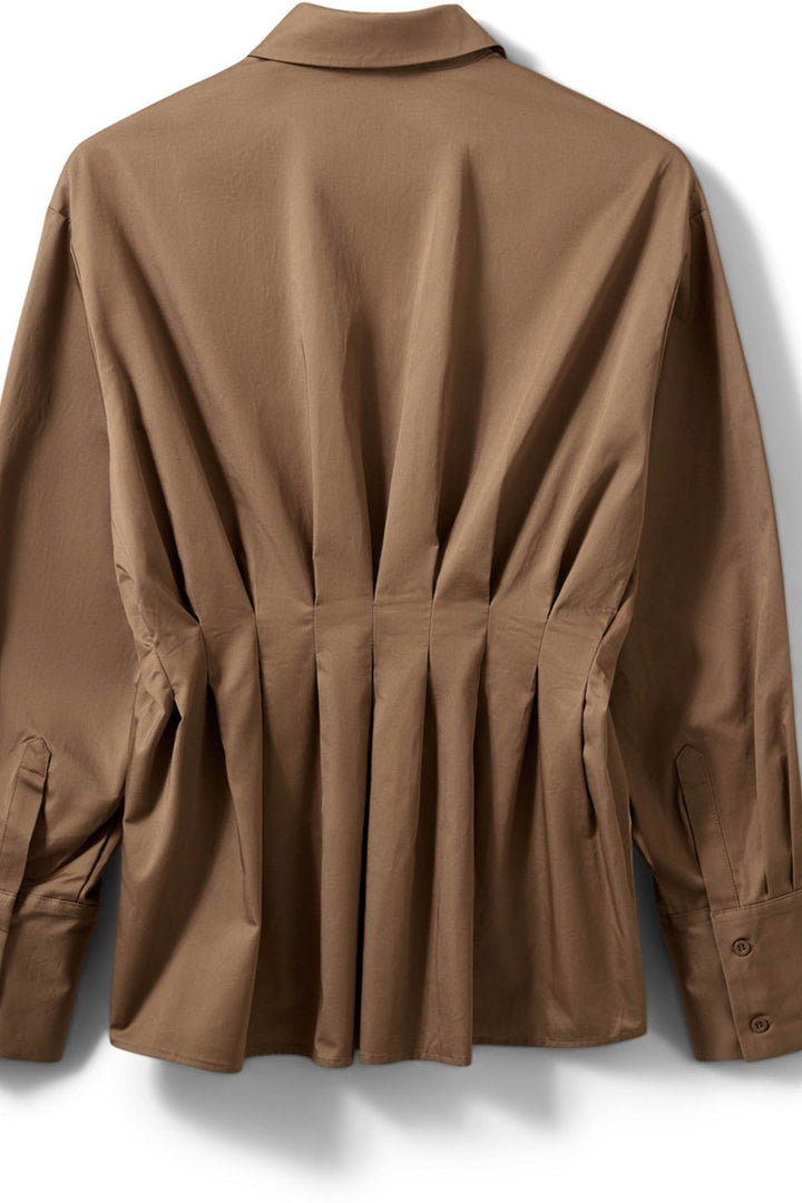 Sofie Schnoor Women - Skjorte - Middle Brown - Mikrasw Fitted